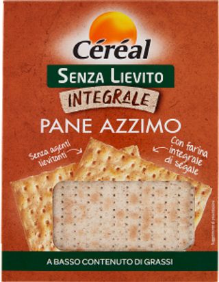 Céréal Senza Lievito Integrale Pane Azzimo con farina integrale di segale - 180 g