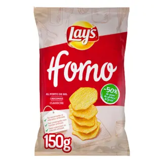 Lay's Horno al Punto de Sal Patatas Fritas 150g
