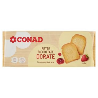 CONAD Fette Biscottate Dorate 648 g - 8003170074835