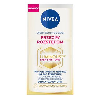 Nivea Luminous 630® Even Skin Tone - Oil Serum do ciała  anti stretch marks 100 ml