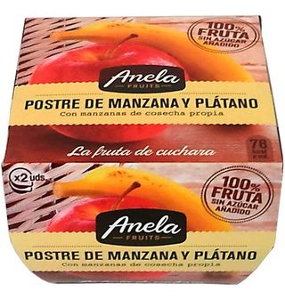 Postre Anela Manzana Plátano 200 G