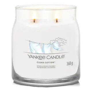 Clean Cotton, candela in giara media - Yankee Candle