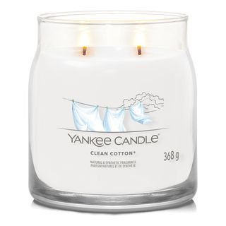 Clean Cotton, candela in giara media - Yankee Candle