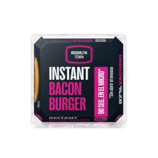 Instant Bacon Burger 210 Grs Brooklyn Town