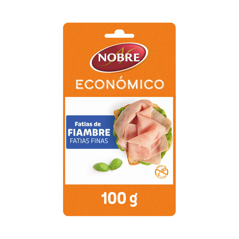 Nobre Fiambre Fatiado Fatias Finas 100g