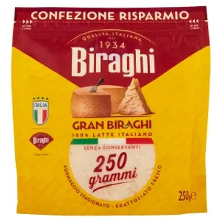 Formaggio Gran Biraghi Grattugiato Gr.250 Biraghi