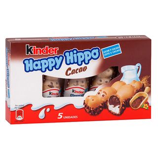 Kinder happy hippo 5 ud 5 cacao 103,5 g