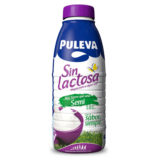 Leche Semidesnatada Sin Lactosa Puleva Botella 1 L