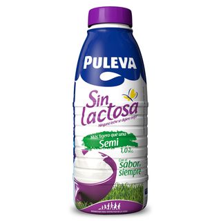 Leche Semidesnatada Sin Lactosa Puleva Botella 1 L