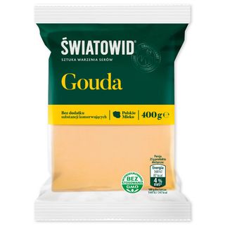 Światowid Ser żółty Gouda, 400 g