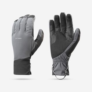 Guantes Térmicos De Montaña Y Trekking Táctiles Adulto Forclaz Mt900 S Gris