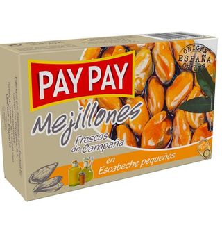 Mejillones Pay Pay Escabeche Pequeño 70 G
