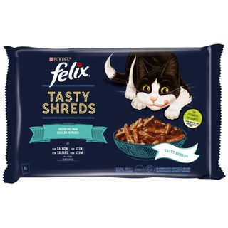 Comida Gato Salsa Pescado Felix 4X80 Gr