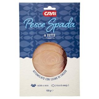Pesce Spada Affum.fette Crai Gr 100