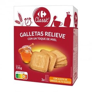 Galletas Relieve Carrefour Classic 735 G.