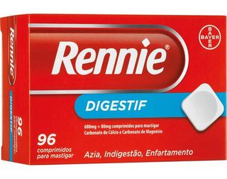 COMPRIMIDOS RENNIE MASTIGAR 680MG+80MG 96UN