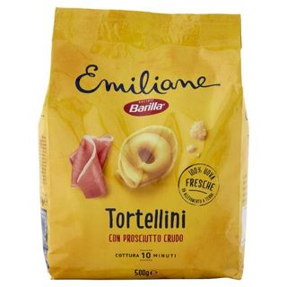 Barilla Emiliane Tortellini Con Prosciutto Crudo Pasta All'Uovo Ripiena 500G - 186767