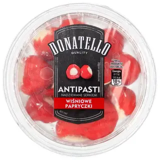 Donatello Antipasti nadziewane serkiem wiśniowe papryczki 150 g