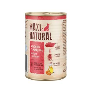 Maxi Natural karma dla kota kurczak z indykiem puszka 400g