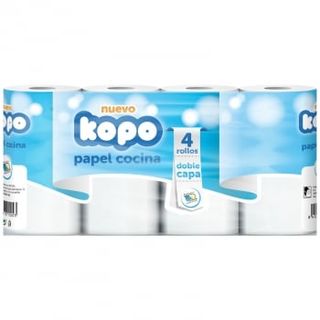 Papel De Cocina Kopo 4 Rollos.