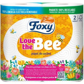 Papel De Cocina Love In The Bee Foxy, Paquete 2 Rollos (25635681)
