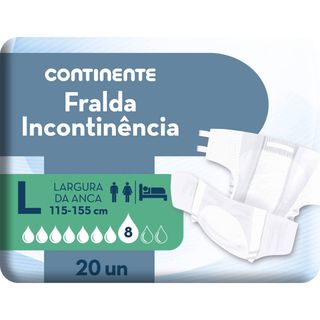 Fraldas Incontinência L Continente (emb. 20 un)