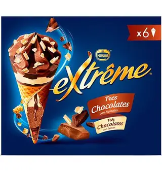 Cono Extrem Nestlé Doble Choco 6 Uds.