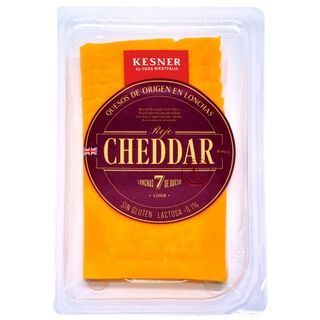 Cheddar Rojo Lonchas Kesner 120 Gr
