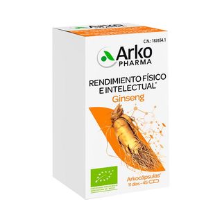 ARKOCAPSULAS GINSENG BIO 45 CAPSULAS