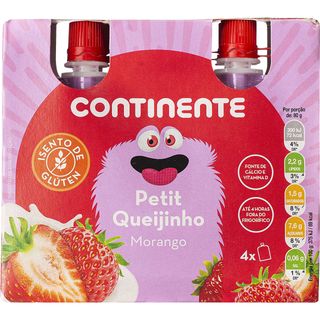 Queijinho Pouch Morango Infantil Continente (emb. 320 gr (4 un))