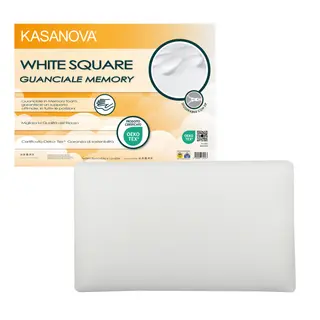 Cuscino guanciale in memory - White Square