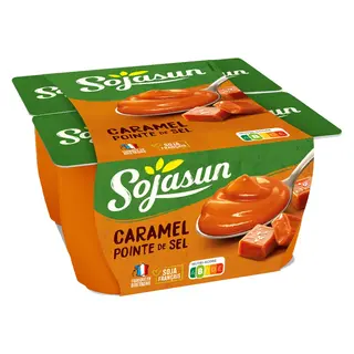 Postre Soja Caramelo C/Sal Sojasun 4X100G