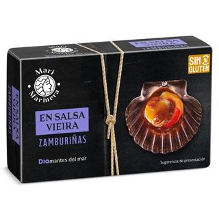 Zamburiñas En Salsa Vieira Dia Mari Marinera Lata 63 G