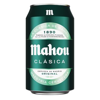 Cerveza Mahou Clásica Lata 33 Cl.