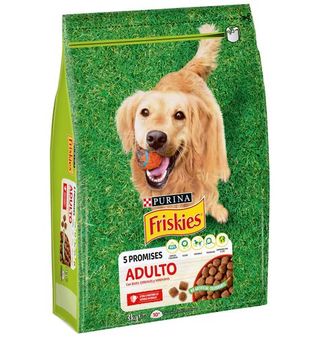 Comida Perro Friskies Adulto Buey, Cereales Y Verduras 3 Kg