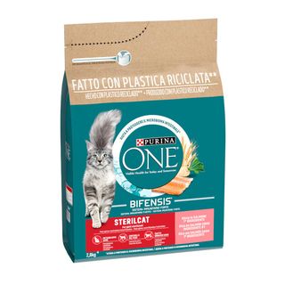 Purina One Adult Bifensis Esterilizado Salmón Pienso Para Gatos 2.8Kg