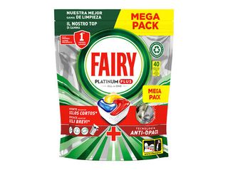 DETERGENTE  LOIÇA MÁQUINA FAIRY PLATINUM PLUS LIMAO 40 PASTILHAS