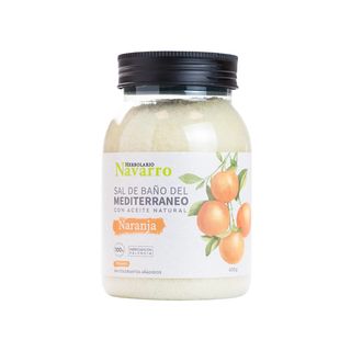 Sales de Baño Mediterráneo Aroma Naranja 650g Herbolario Navarro