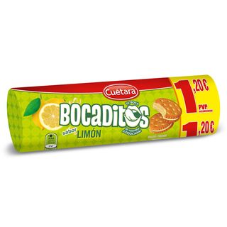 Galletas Rellenas De Crema De Limón Cuétara 150 G
