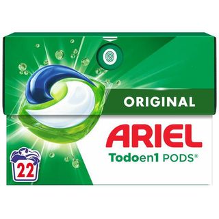 Detergente en cápsulas ARIEL ORIGINAL, caja 22 dosis (26672329)