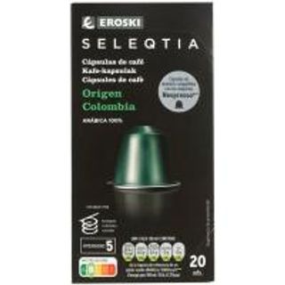 Café cápsulas aluminio colombia SELEQTIA, 20 uds (26607358)