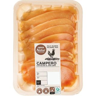 Filetes Extrafinos Pechuga Pollo Campero E. Natur, Bandeja 280 G (24909293)