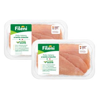 Pack 2x Fileni Petto Di Pollo A Fette 250g