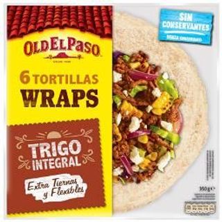Tortilla Wraps Integrales Oldelpaso 350 G.