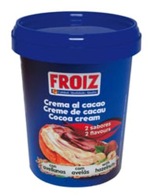 Creme para barrar Froiz cacau e avelãs duo 500 g