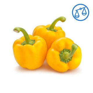 Peperoni gialli 1 kg Italia I categoria calibro 90-110 mm  1.00kg