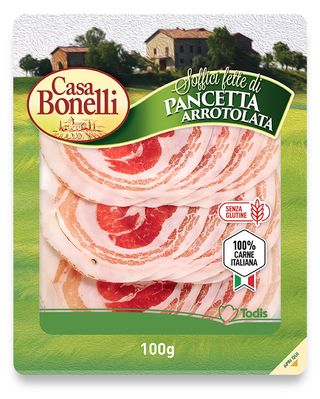 Pancetta Arrotolata soffici fette