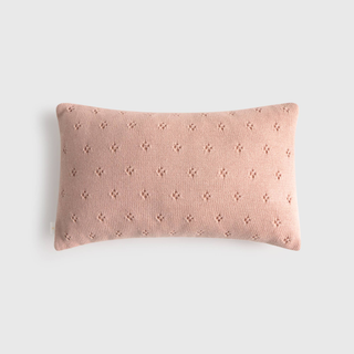 Cojín Tricot Boisu Rosa 20x35 cm