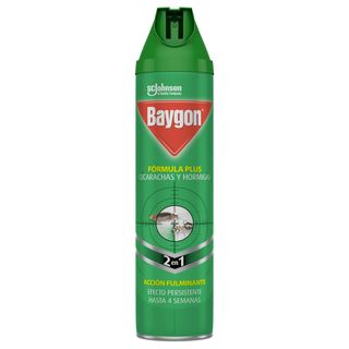 BAYGON Insecticida aerosol cucarachas y hormigas 400 ml (259051)