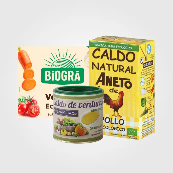 Sopas, Cremas y Caldos